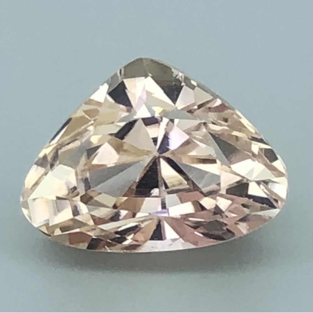 Certified Natural Spodumene Pinkish Yellow Gemstone